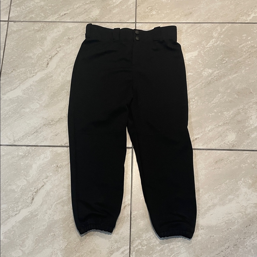 Black softball pants for girls
